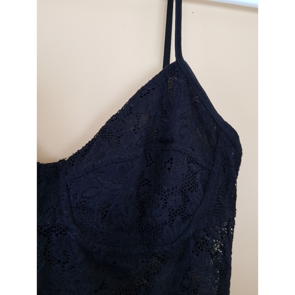 Wilfred Black Lace Sheer Chemise Slip - Picture 5 of 15